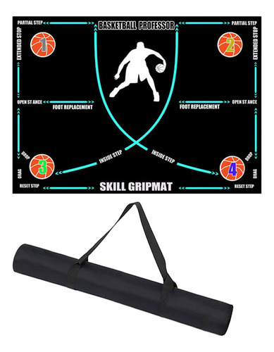 Tapete De Baloncesto Para Niños Y Adultos, Línea Azul