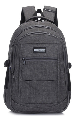 Imagen 1 de 4 de Mochila Cecchini Urbana Portanotebook Jaspeada 5630
