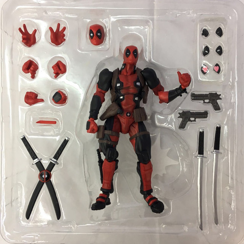 . Para Deadpool, Boneco Articulado De 16 Cm, Conjunto De