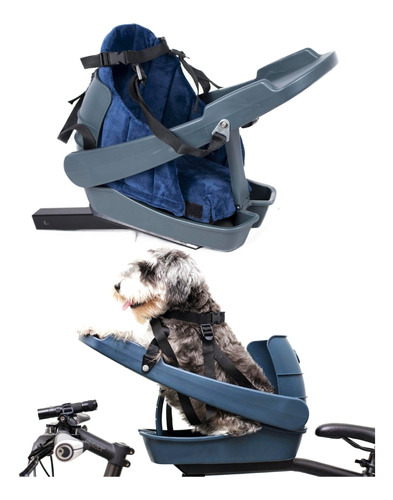 Silla Asiento De Mascotas Para Bicicleta Perros Gatos