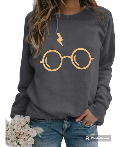 Sudadera Mujer Cuello Redondo De Harry Potter