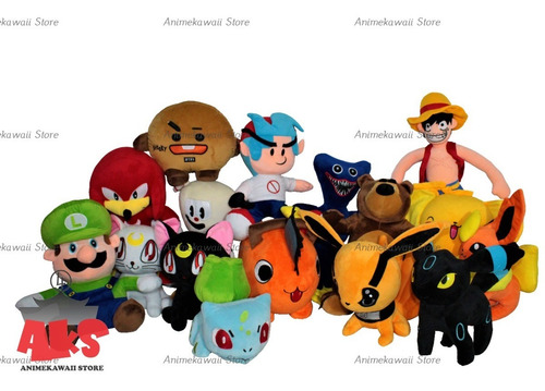 Imagen 6 de 7 de Huggy Wuggy Poppy Playtime Peluche 44cm (animekawaii)