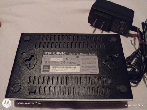 Switch Router Tp-link 8 Ptos 10/100 Usado Perfecto Estado (Usado)