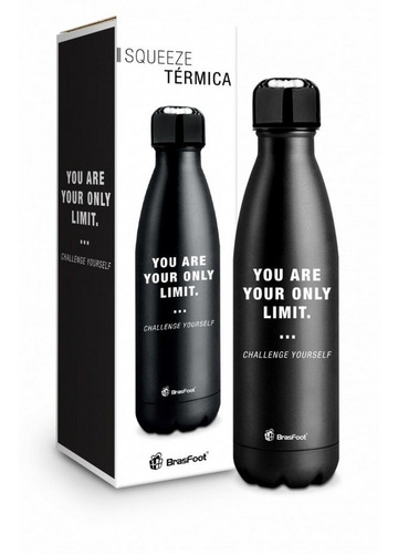 Squeeze Térmica You Are Your Only Limit. 500ml - Brasfoot