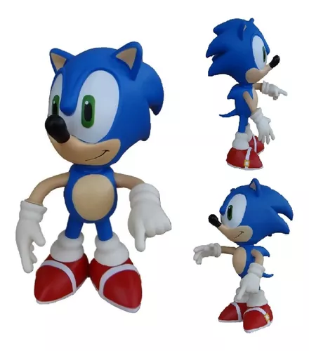 Boneco Sonic Articulado Grande Brinquedo - Super Size Figure