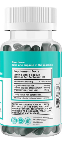 Suplemento Desodorante Interno Con Clorofila - Deos - 30u Sin Sabor