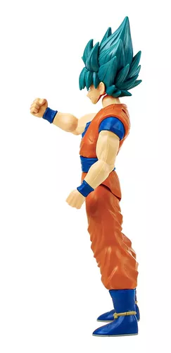 Boneco Goku Super Sayadin Blue Dragon Ball Super Bandai - Fun