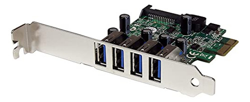 Tarjeta Controladora Usb 3.0 Startech.com 4 Puertos - Uasp,
