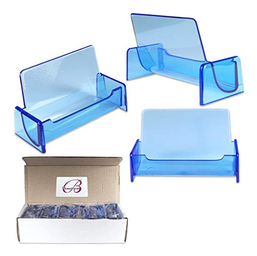 Beauticom - 12 Piezas  Soporte De Plástico Transparente Par