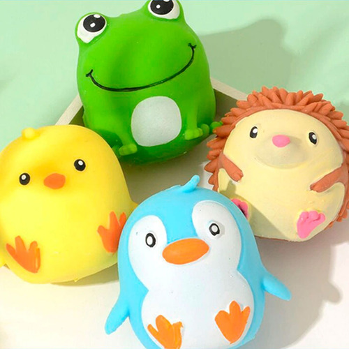 Imagen 4 de 7 de Squishy Soft Animalitos Stress Ball Fidget Toy 4 Modelos