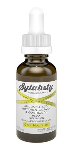 Imagen 4 de 10 de Sylabsty 50ml - Auxiliar En Tratamiento Obesidad- Cv Directo