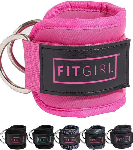 Par De Tobilleras Rosas Para Entrenamiento De Piernas, Gym Rosa