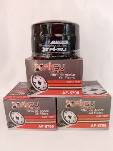 Filtro De Aceite R-19,kangoo,mégane Marca Aksu Af-5796