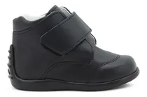 Comprar Bota Niño Velcro Piel Andanenes A6260 Negro Escolar 12-17