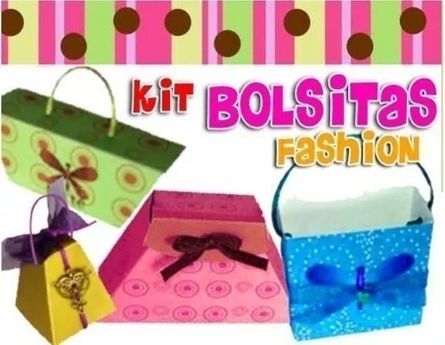 Kit Imprimible Bolsitas Fashion Para Souvenir O Invitaciones