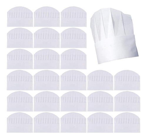 Sombreros Chef Para Niños Paquete 50 Sombreros Chef Desechab