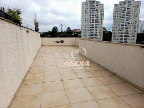 Imagem 17 de 21 de Cobertura Com 3 Dormitórios À Venda, 90 M² + 90 M² Por R$ 650.000 - Santa Maria - Santo André/sp - Co1129