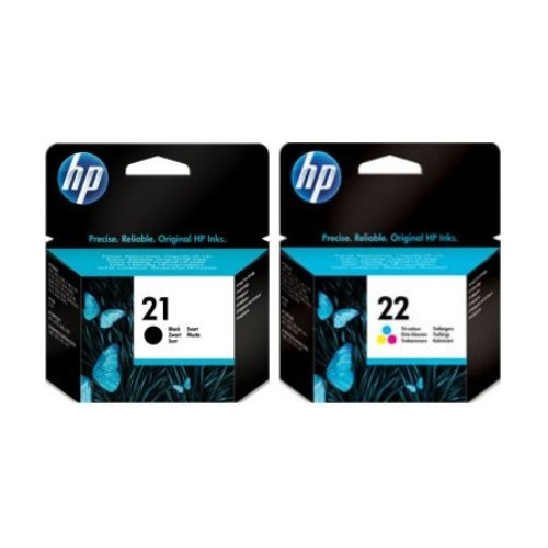 Pack Hp 21 Negro + Hp 22 Color Original F2180 F2280