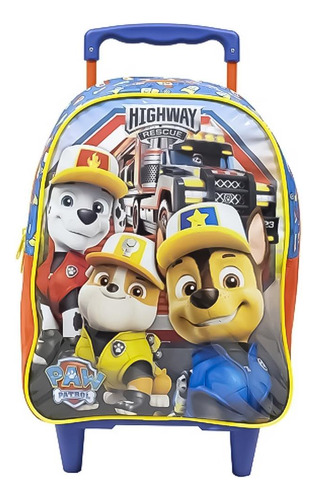 Mochila De Rodinhas Xeryus Paw Patrol X1 Tam 16 10770