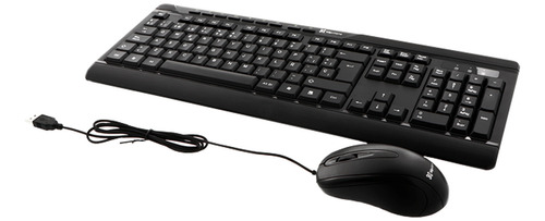 Klip Xtreme - Combo Teclado+mouse C/cable Usb Kck-251s