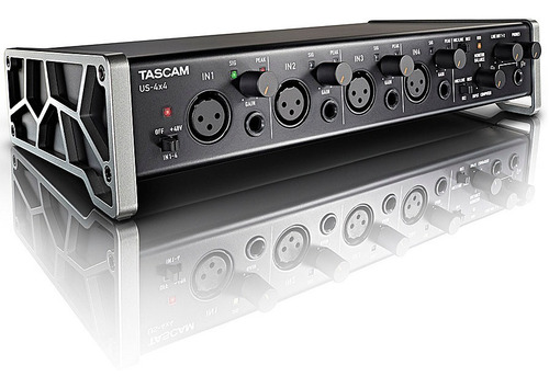 Tascam Us-4x4 Interfaz De Audio Usb 2.0 4 In 4 Out Midi Gtia