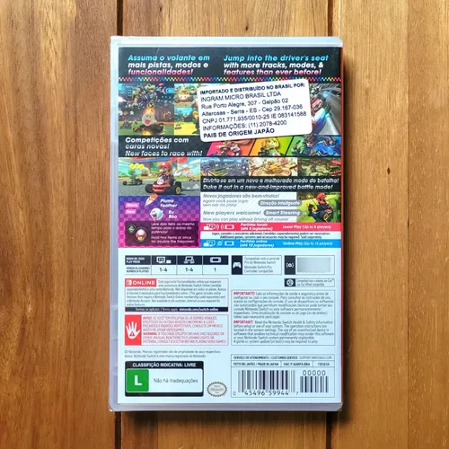 Jogo Mario Kart 8 Deluxe para Nintendo Switch