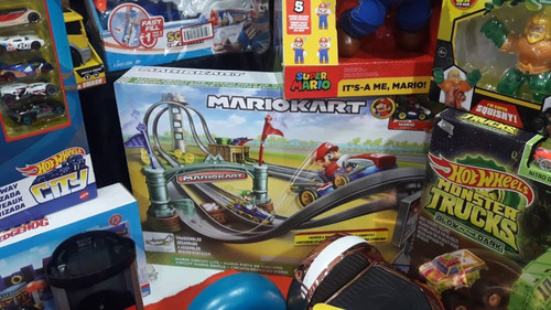 Pista Mario Kart Mario Bros Hot Wheels Circuito Mario 