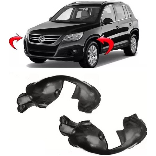 Parabarro Tiguan Volkswagen 2008 2009 2010 11 12 13 14  Par