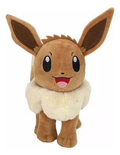 Eevee Pelúcia Pokémon Boneco Original Wct 20cm Pronta Entreg