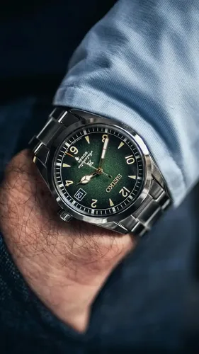 Relogio Seiko Automatico Prospex Alpinist Verde Spb155j1 Prateado