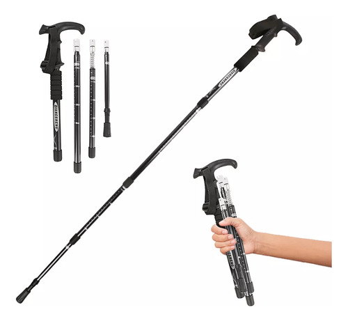 Bastones De Trekking Plegabes Caminar Escalar Ni4