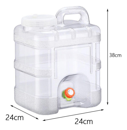 Qmx Recipiente De Almacenamiento De Agua Con Grifo 15l 15l