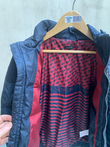 Campera Niños Ikks Azul Pluma T 12 Años