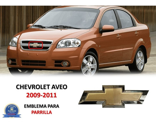Emblema Para Parrilla Chevrolet Aveo 2009-2011