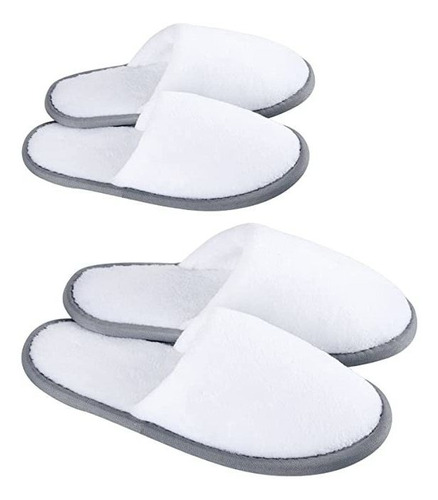 Pantuflas De Spa, Puntera Cerrada (12 Pares  6 L, 19.7 .