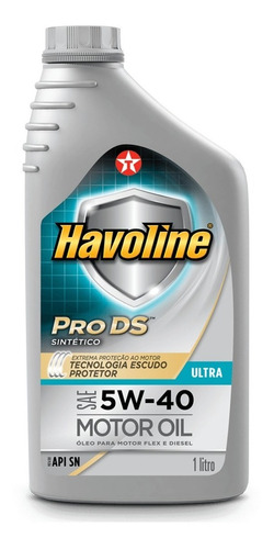 Havoline Ultra Pro Ds 5w40 Óleo Motor Api Sn 1l