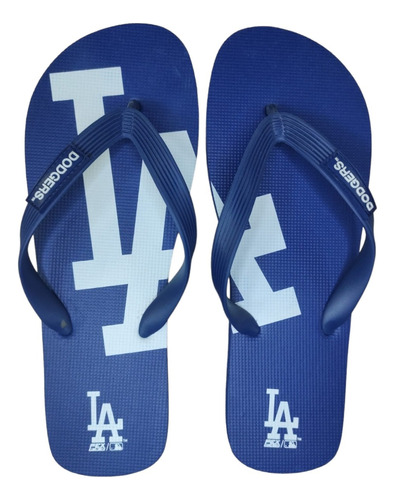 Chalas Yankees Hawaianas Sandalia Goma Mlb Dodgers Hombre