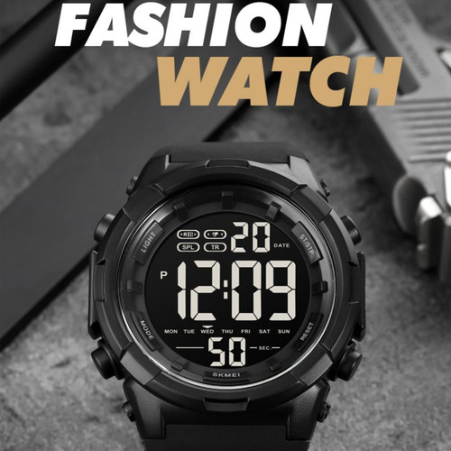 Reloj Digital Electrónico Led Impermeable Skmei 50m