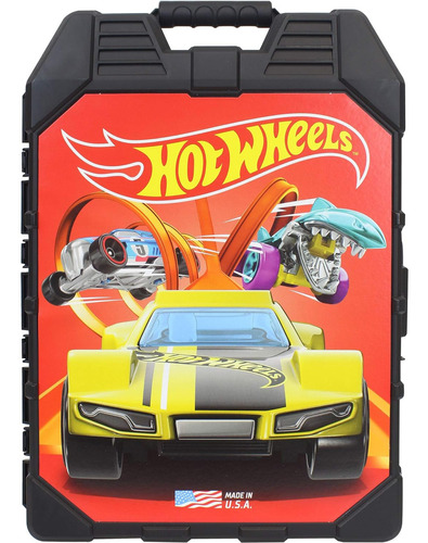 Estuche De Almacenamiento Para Hot Wheels, Hasta 48 Coch [u]