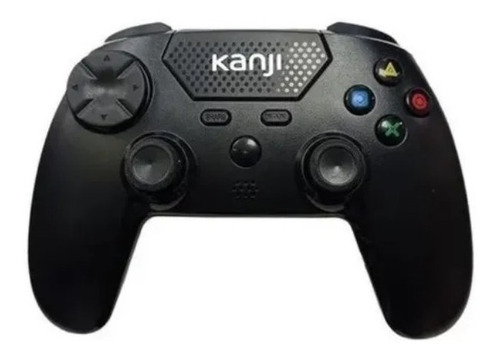 Joystick Inalambrico Bluetooth Ps4 Play 4 Y Pc Gamepad Kanji Color Negro