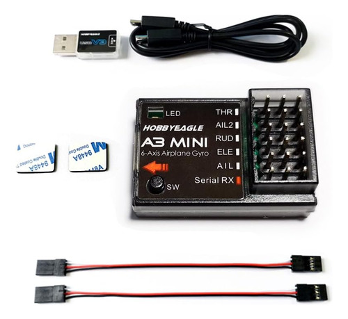 Hobbyeagle A3 Mini Sistema De Giroscopio De 6 Ejes Control D