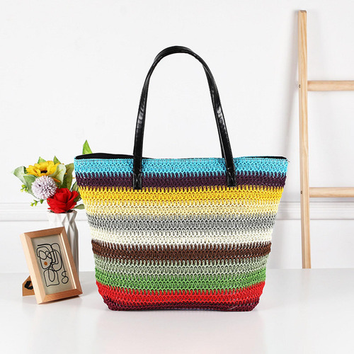 Bolso De Mano De Playa Bolso De Hombro Grande De Moda Para