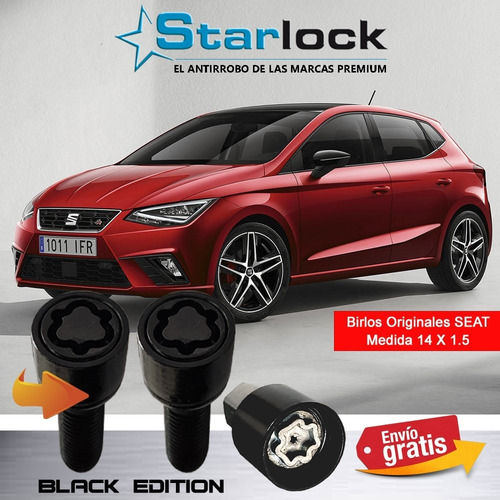 Seat Ibiza Starlock Birlos De Seguridad Original Con Envio