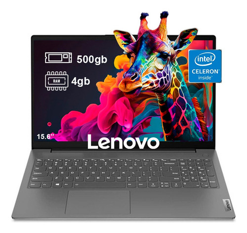 Laptop Lenovo V15-igl Intel Celeron 500gb 4gb Ram (Reacondicionado)
