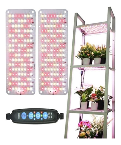 Luces De Cultivo Led Dommia, 4400k 4 Niveles Regulables Luz 