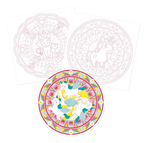 Libro Para Colorear Graffy Pop Mandala Magic