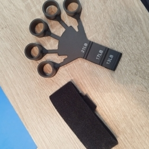 Ejercitador De Dedos Y Antebrazos Finguer Grip Black
