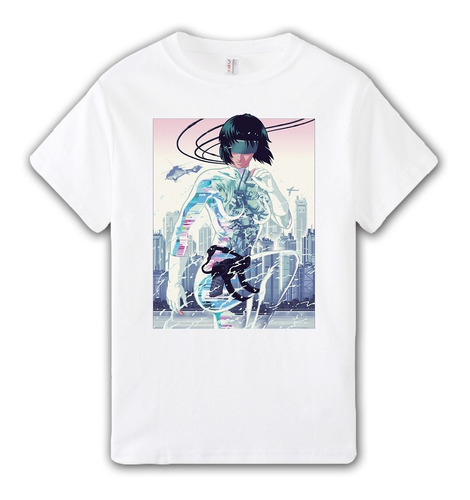 Remera Ghost In The Shell - Otaku Anime Aesthetic Manga 