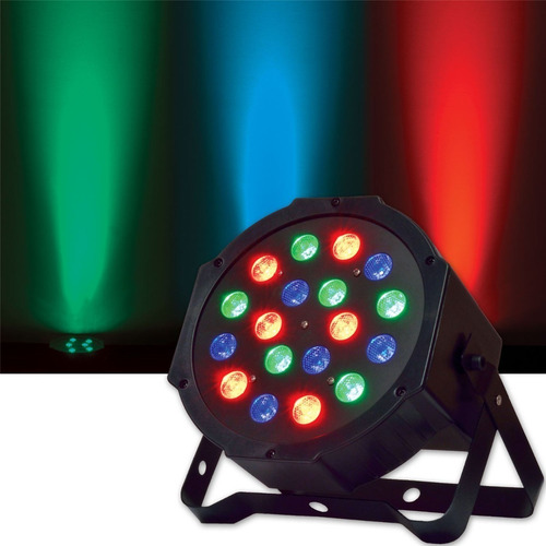 Reflector Led Canon 18x1 Rgb Audio Ritmico Estrobo-mayoreo