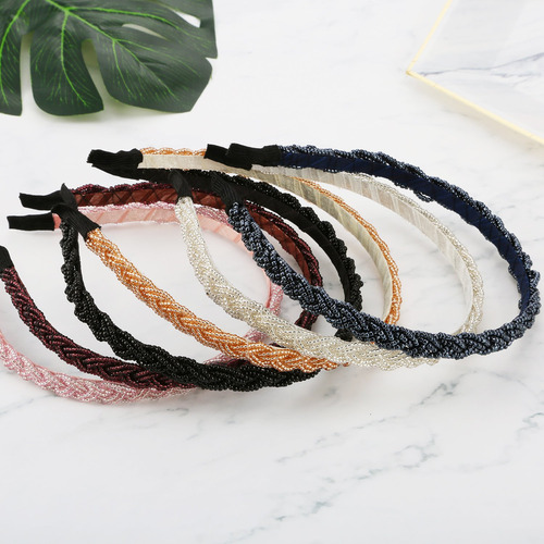 Diademas Mtlee Con Cuentas De 6 Piezas, Sombrero Con Cuen...